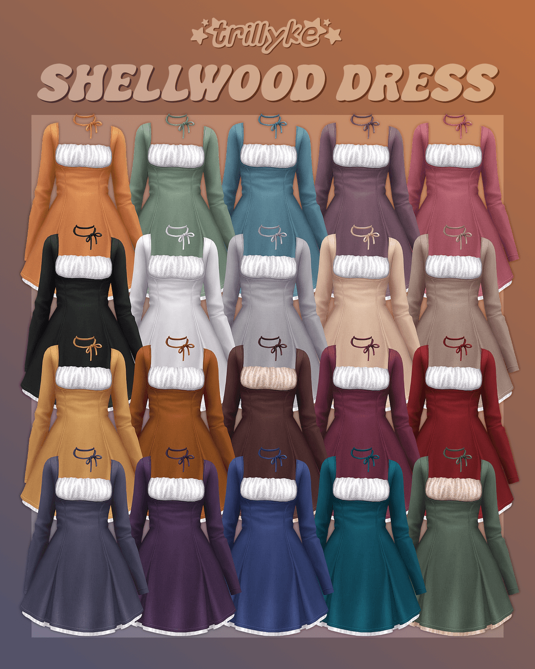 Галерея мода Платье Shellwood Dress #1